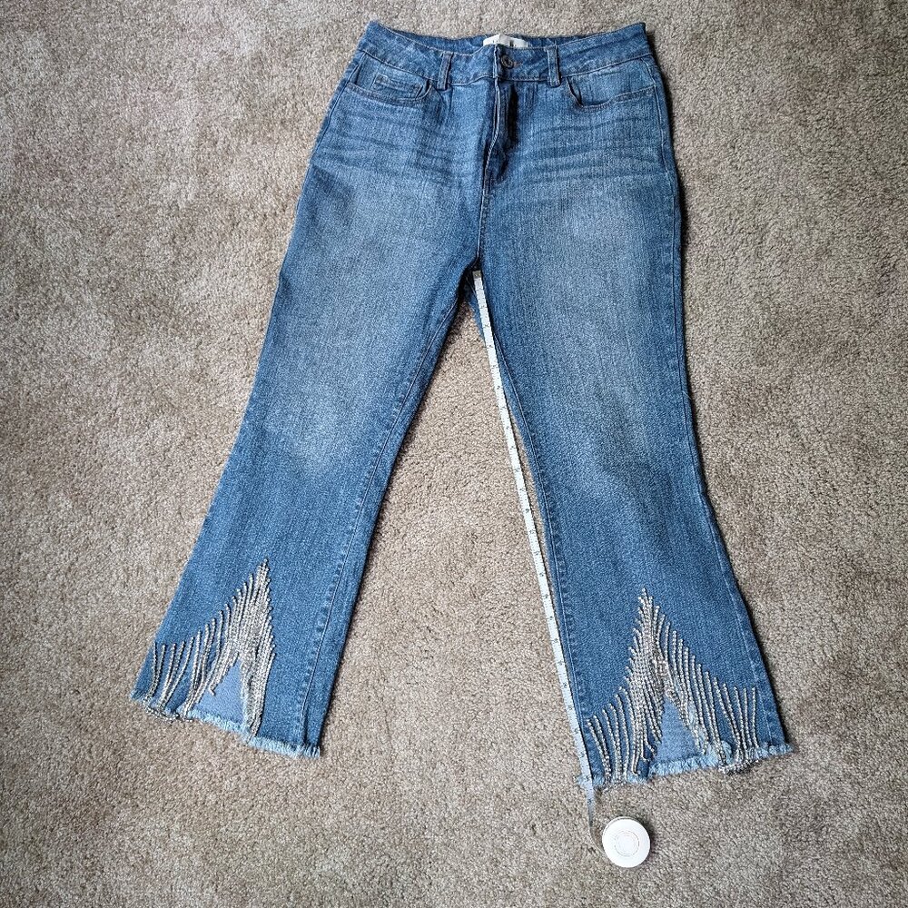 Labijou Rhinestone  jean capris